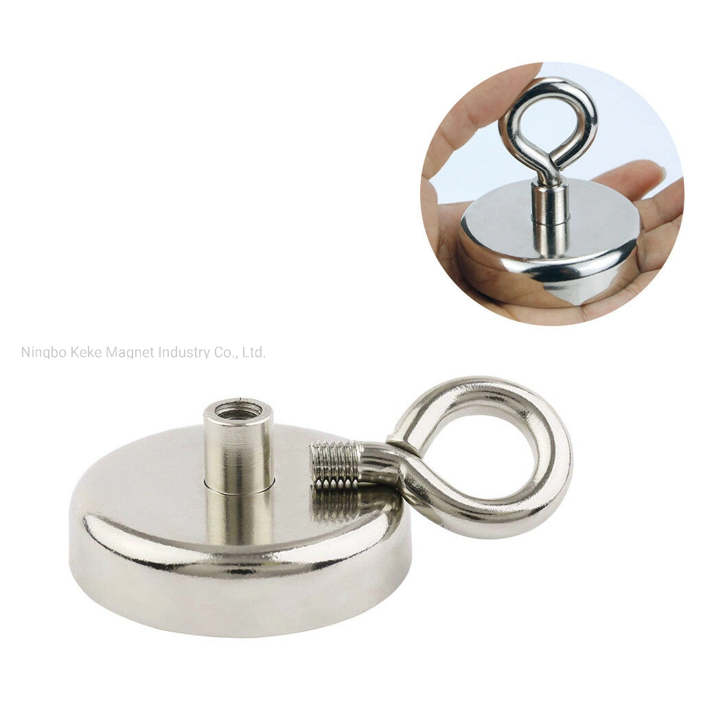 Powerful Permanent Steel Monopole Pot Neodymium Decorative Strong Magnetic Hook Pot Magnets