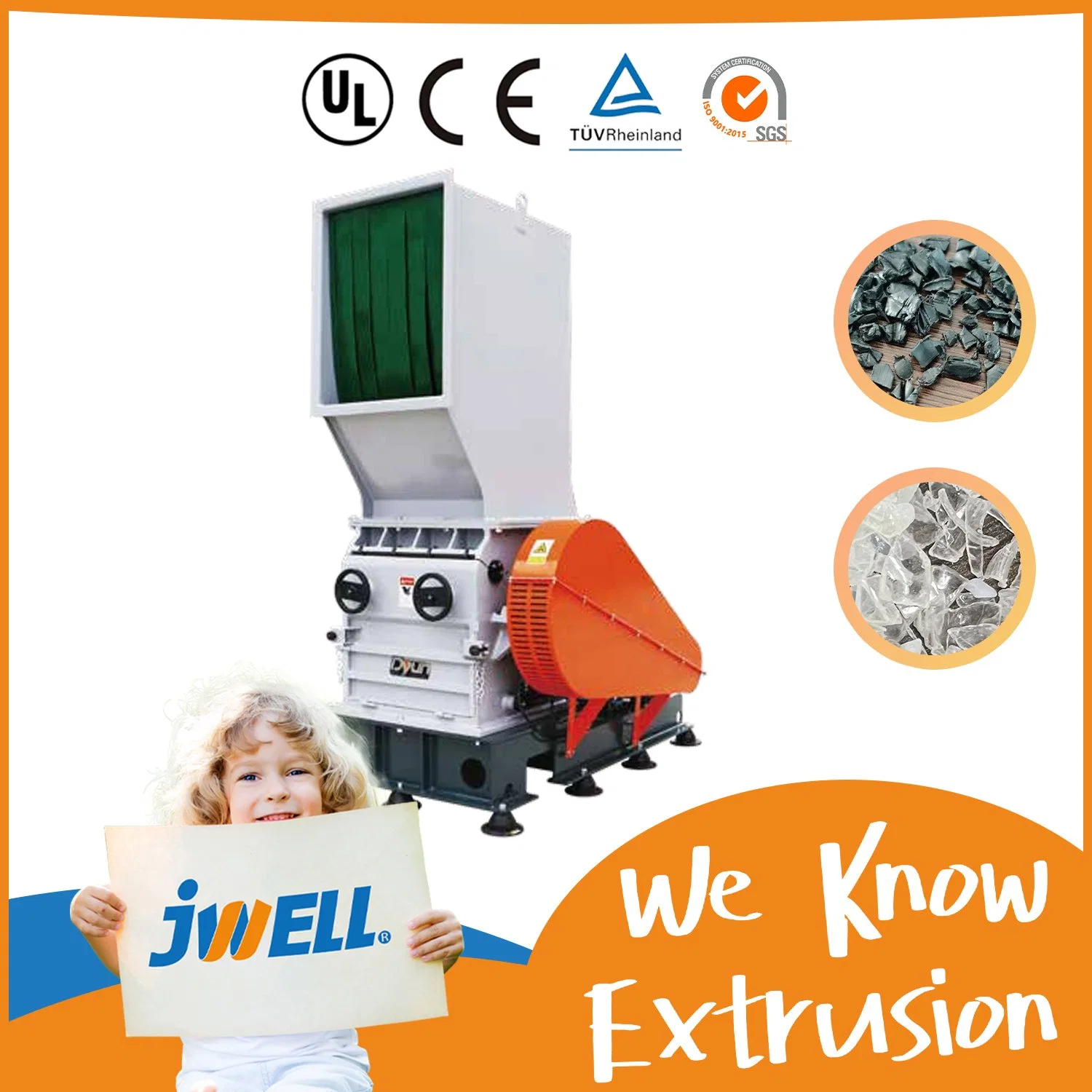 Jwell Plastic Cursher/ Plastic Compounding Machine