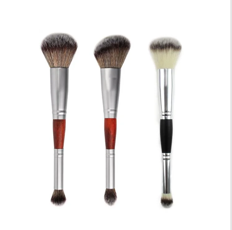 Private Label Custom Dual End Cosmetic Brush with Free Sample Synthetic Cosmetic Brush