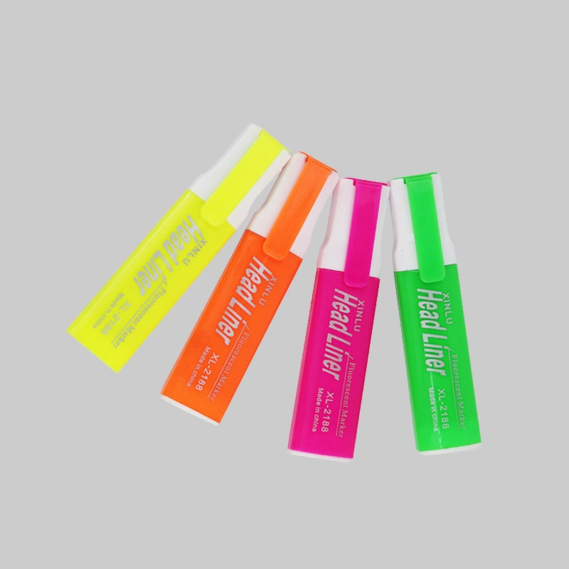 4mm Colors Highlighter Marker with Multicolour Environmental Easy to Carry Clip Small Shape