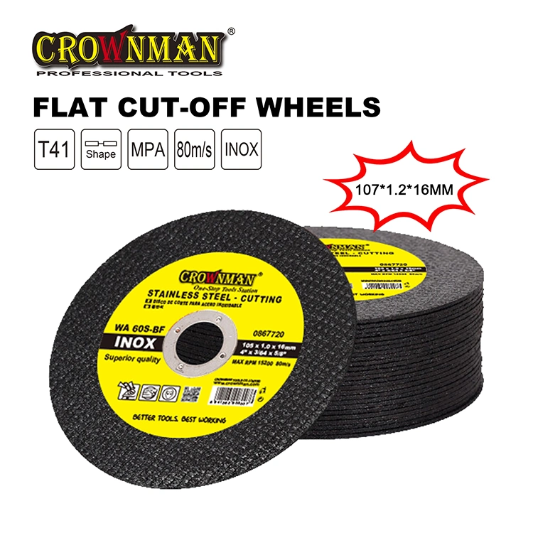 Crownman Flat Cut-off Wheels/Disc with Different Sizes for Metal Cutting