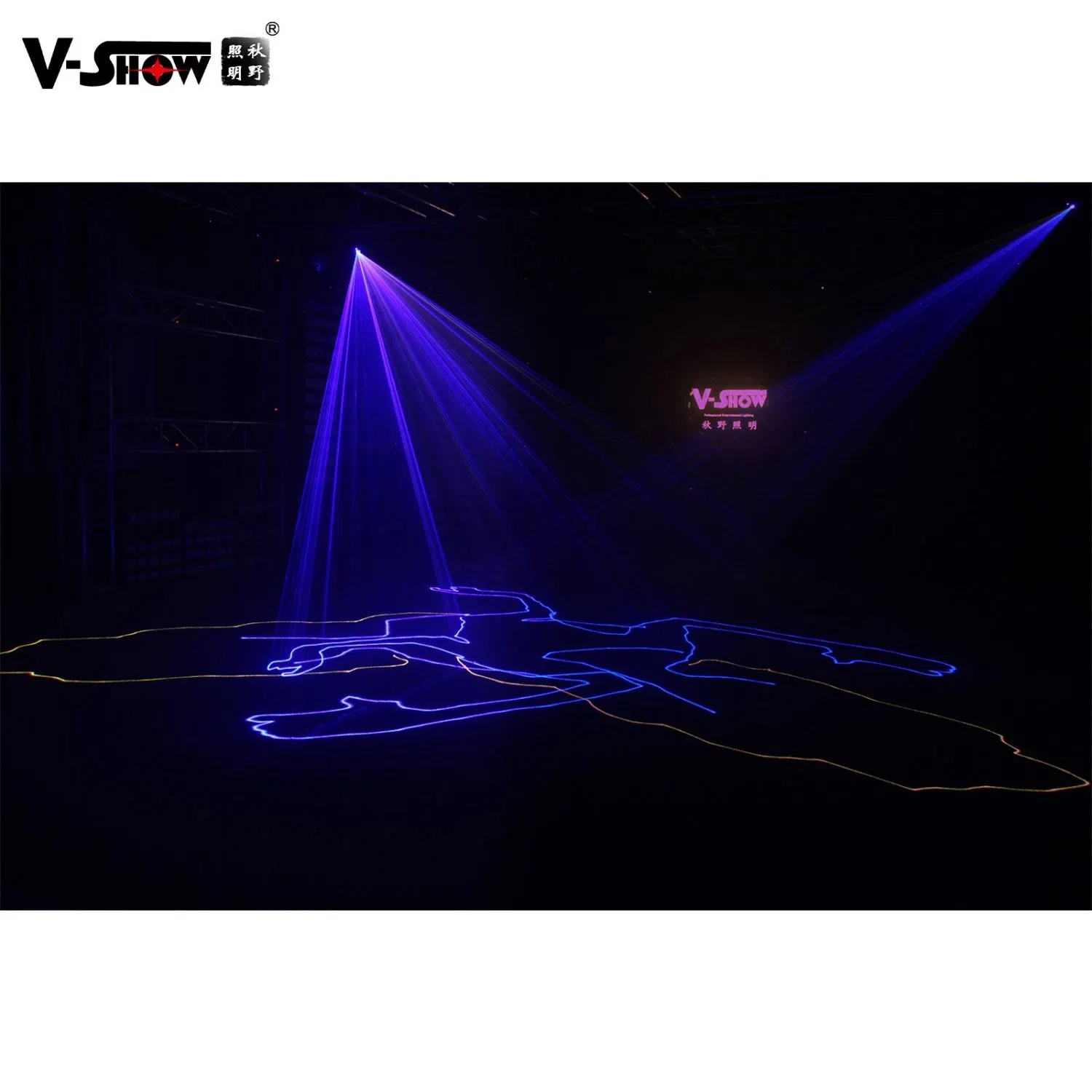 V-Show 1W Mini Laser RGB Animation Schreiben Laser Party Licht Weihnachtslicht Laser Party Beleuchtung