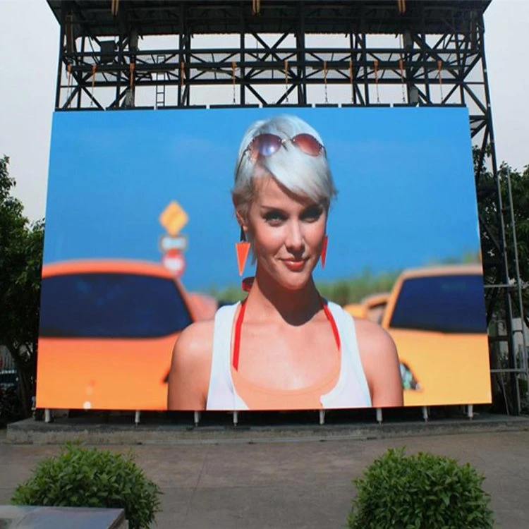 Ecrã LED de elevada luminosidade para exterior, totalmente a cores, à prova de água P4/P5/P6/P8/P10, grande Publicidade Billboard