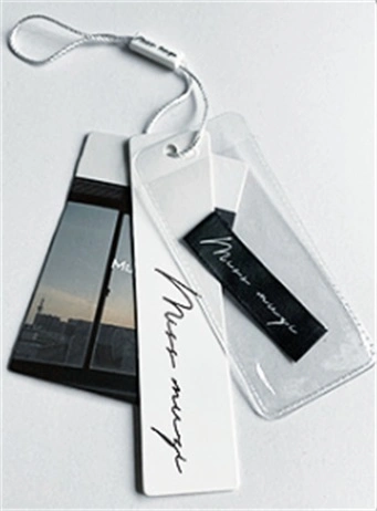 Customized High-End EVA Soft Rubber Clothing Paper Hang Tag