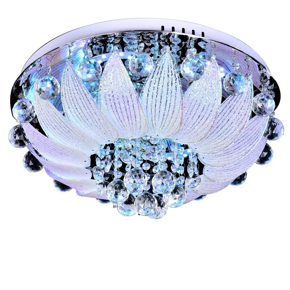 Antique Crystal LED Ceiling Light for Living Room Bedroom