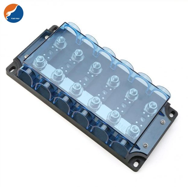 6p 6 Way Anl Car Fuse Block Holder Box with Insulating Cover