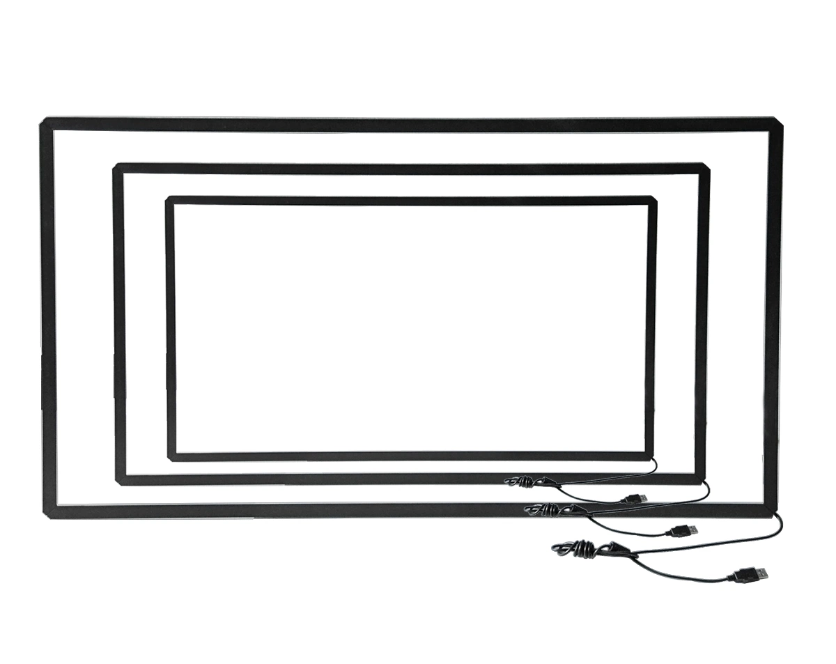 23.8" IR Multi Touch Frame / Screen with 10 Points Multi IR Touch Screen Frame IR for Panel/TV / Monitor / LED Screen