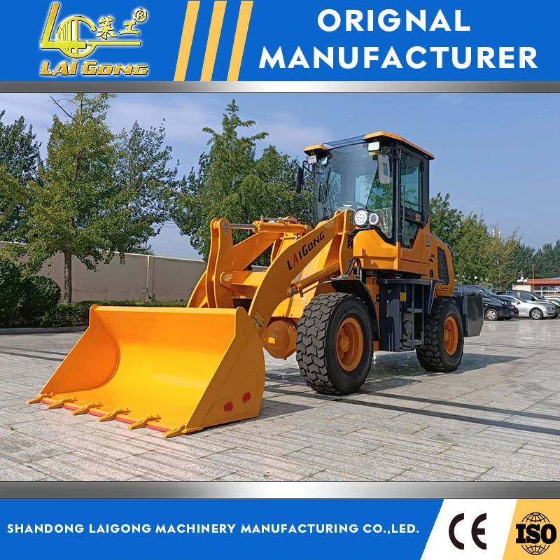 cargadora frontal Lgcm Payloader 1.5ton Maquinaria agrícola el acoplador rápido control de la cargadora de ruedas hidráulicas ingeniería de maquinaria de construcción