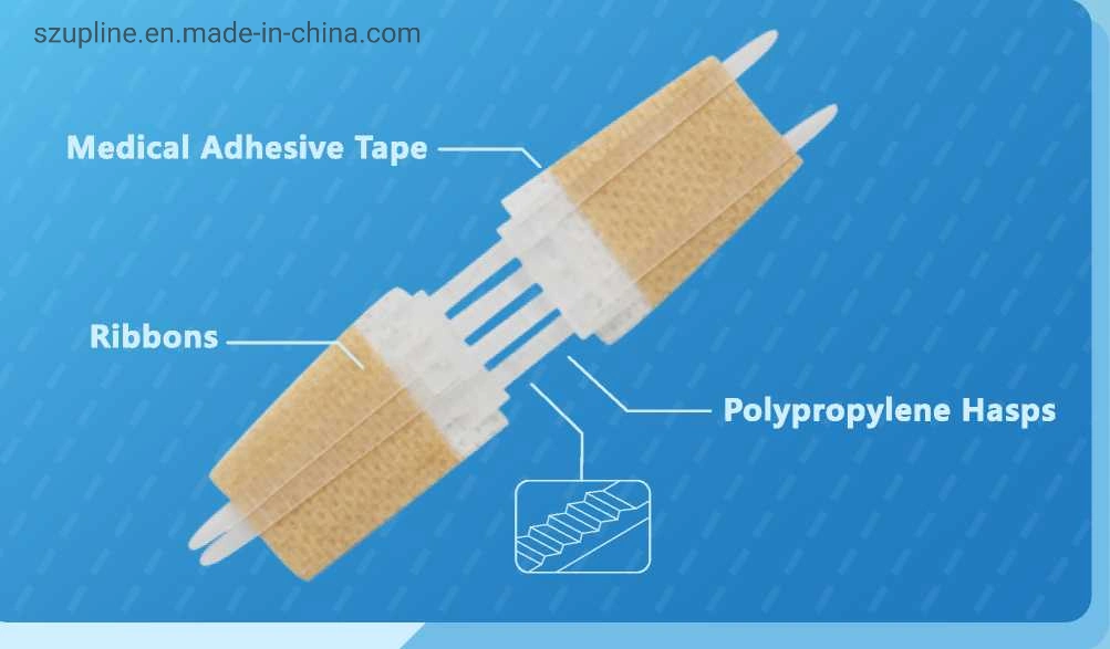 Upline Medical Grade Irreversible Transparent PU Wound Closure Strip Skin Wound Closure Device