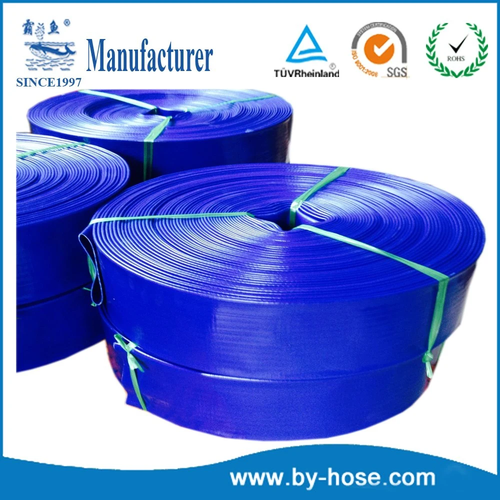 PVC Plastic Irigation Lay Flat Discharge Mining Construction Hose