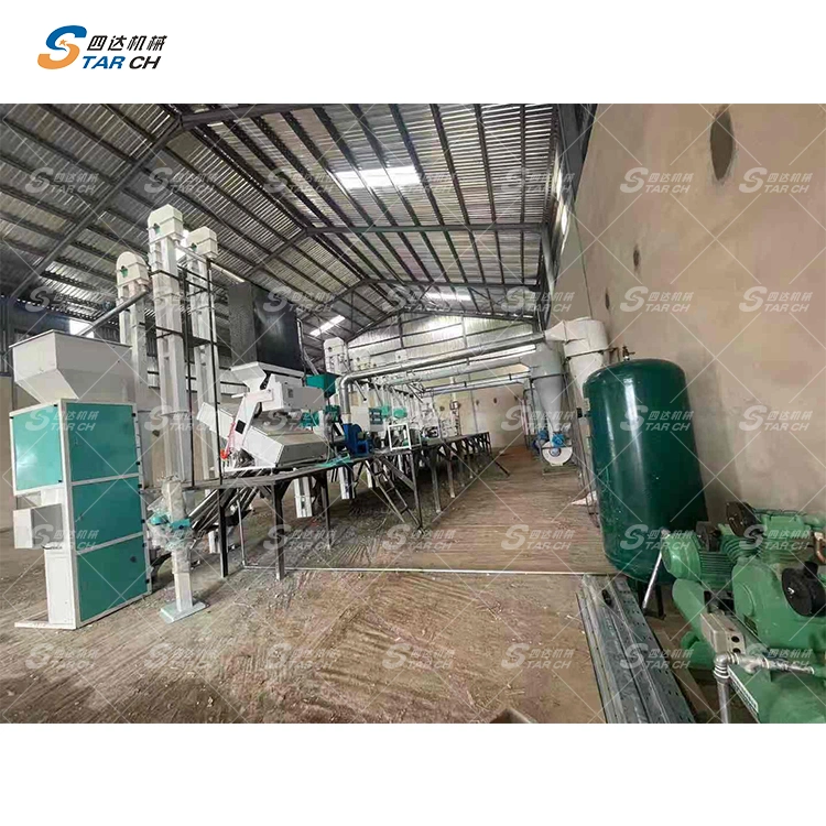 2 Tons Per Hour Parboiled Rice Milling Process with Steam Boiler