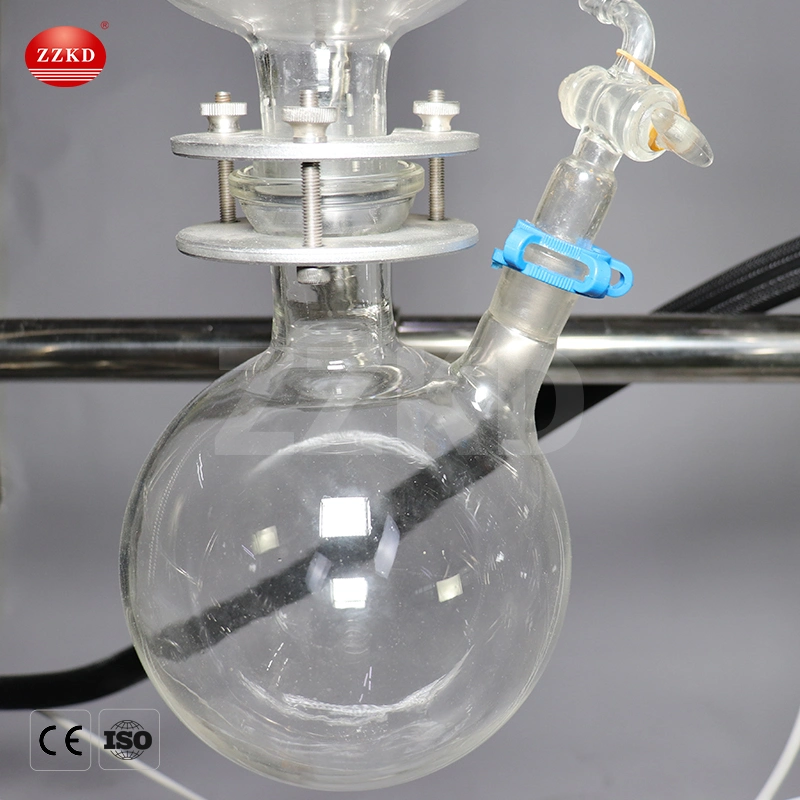 Fully Customizable Pilot Production 0.22m2 6&prime; &prime; 2.0~6.0L/H Short Path Wiped Film Lab Turnkey System Thin Film Short Path Molecular Distillation