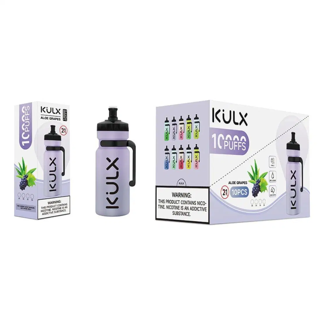 Caneta de papel de cigarro Kulx Atacado descartável Vapes 10000 puff e Preço de fábrica Vape Salt nicotina EUA UK OEM Pod