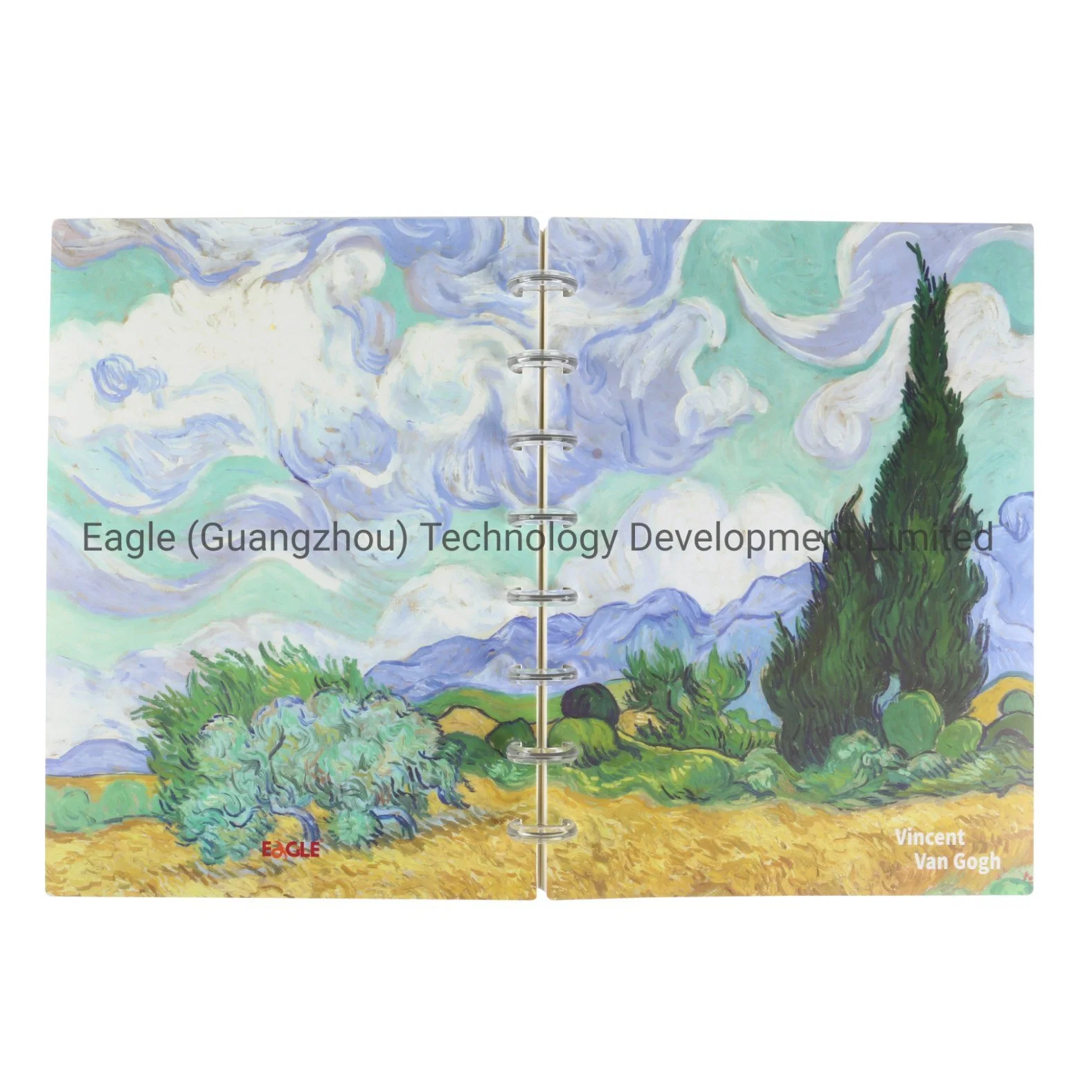 Eagle Customizable Stationery A5 Discbound Notebook of Poly Cover