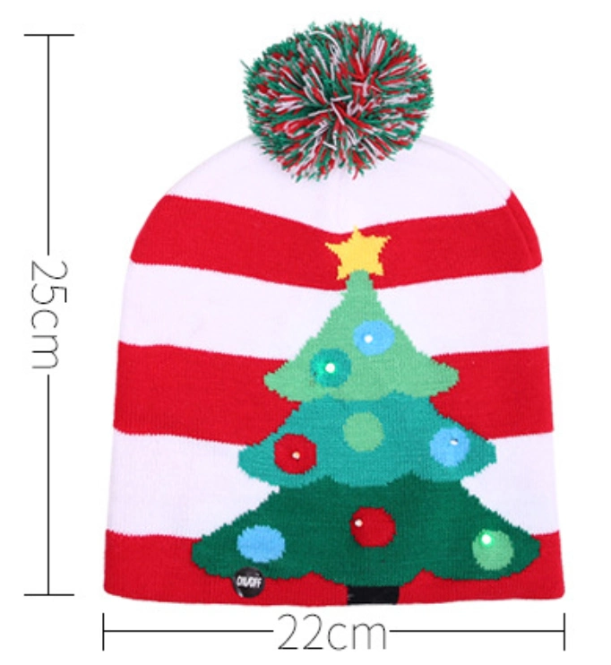 Comercio al por mayor don invierno cálido tejido llevado Pom Pom Beanie Bufanda Set Regalo de Navidad Pack