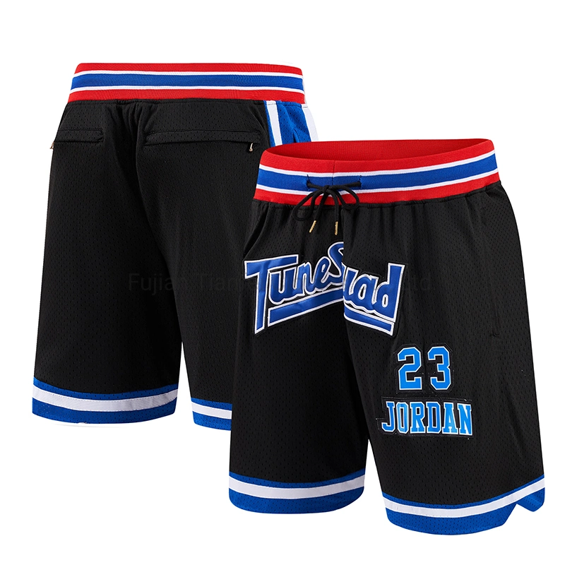 Calções de basquetebol curtos com bordado personalizado Sportswear