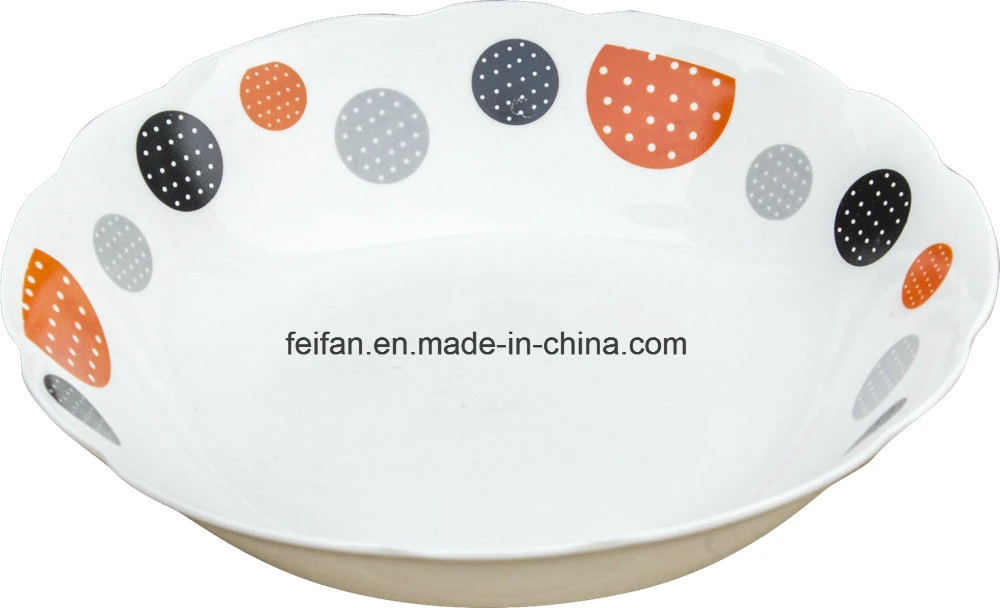 Factory Wholesale/Supplier Colourful Ceramic Bowl/Lotus Edge Bowl with Nice Quality/Rice Bowl/Porcelain Bowl