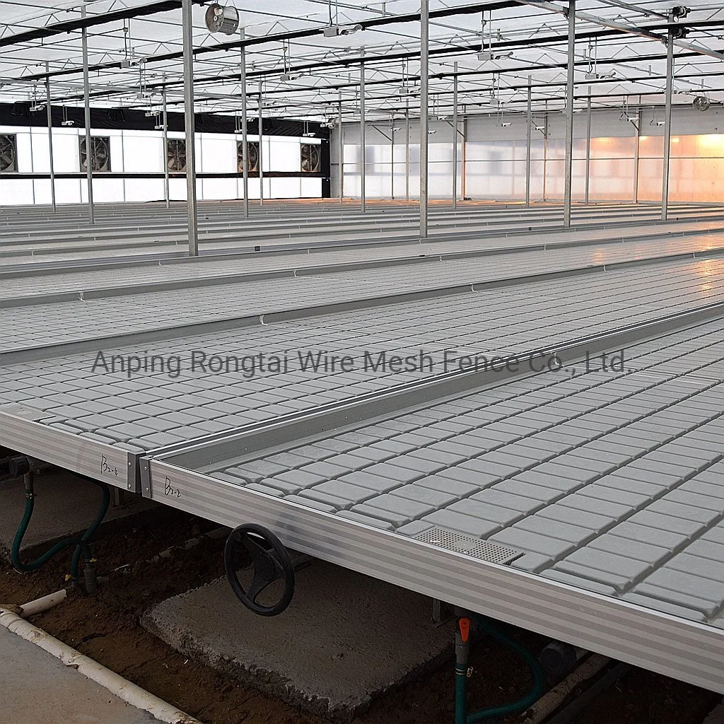 Seedbed Planting and Growing LED Grow Light Table Ebb and Flow Rolling Bench System