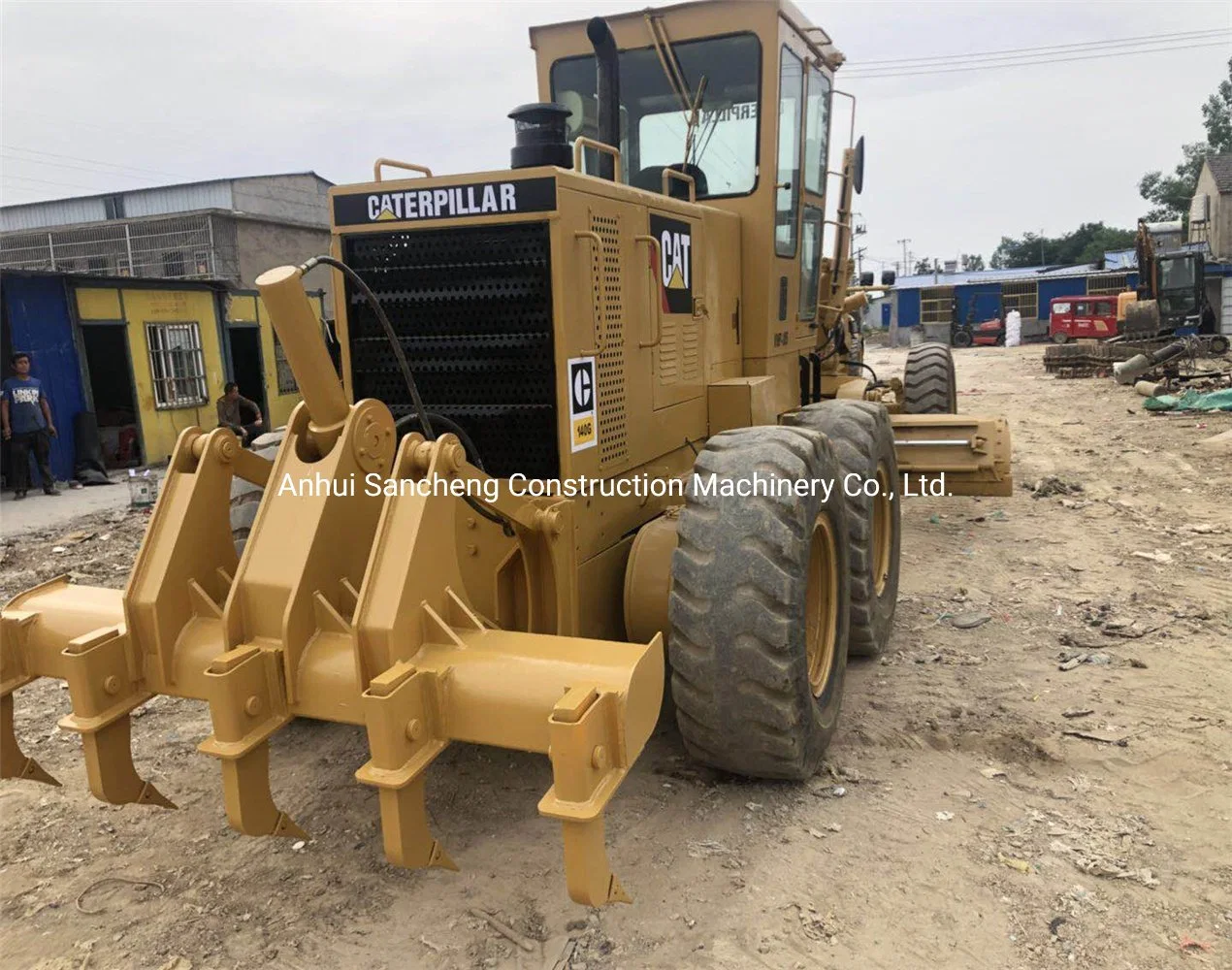 La niveladora de carretera utilizó máquinas Caterpillar 140g para la niveladora de construcción de carreteras