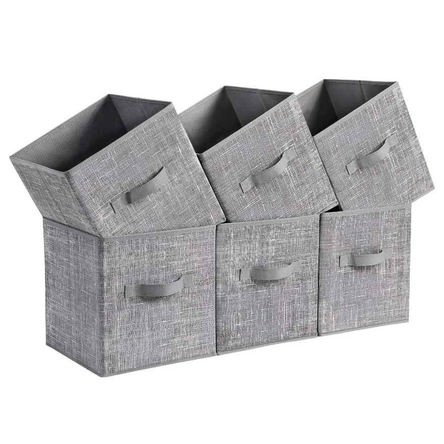 Collapsible Fabric Closet Cubes Boxes Bins for Organization and Storage