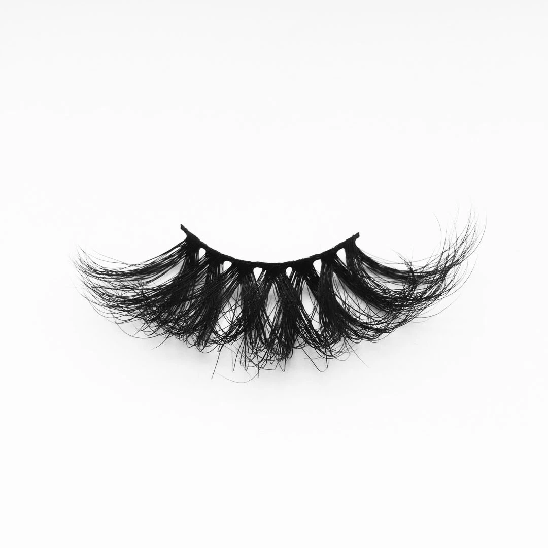 Wholesale/Supplier Own Logo Full Strip Eyelashes Mink Fluffy 100% 25mm 5D Mink Eyelash and Promote Private Label 3D Mink Lashes Eyelashes