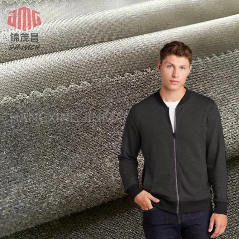 Factory Warp Knitted 100% Polyester Soft Tricot Brushed Tracksuit Fabric Sportswear Lining Shoes Jacket 75X75D 200GSM Outdoor