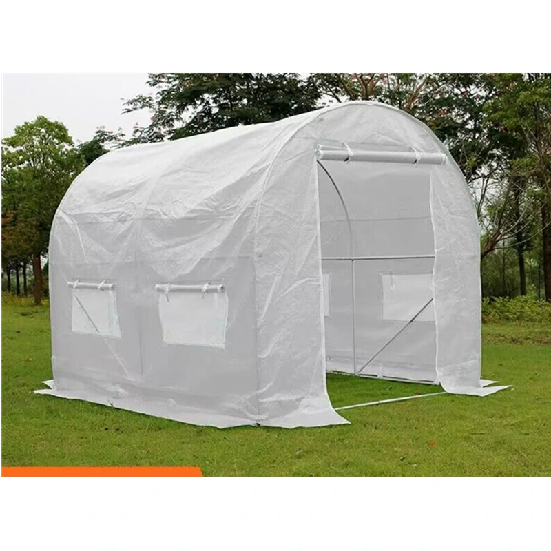 (3X8X2.7) M Polytunnel DIY Home Hobby Garden Greenhouse PVC/Film Cover