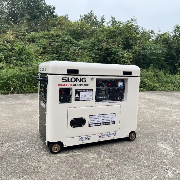 Slong Gas Generator LPG Natural Gas Gasoline Tri Fuel Generator