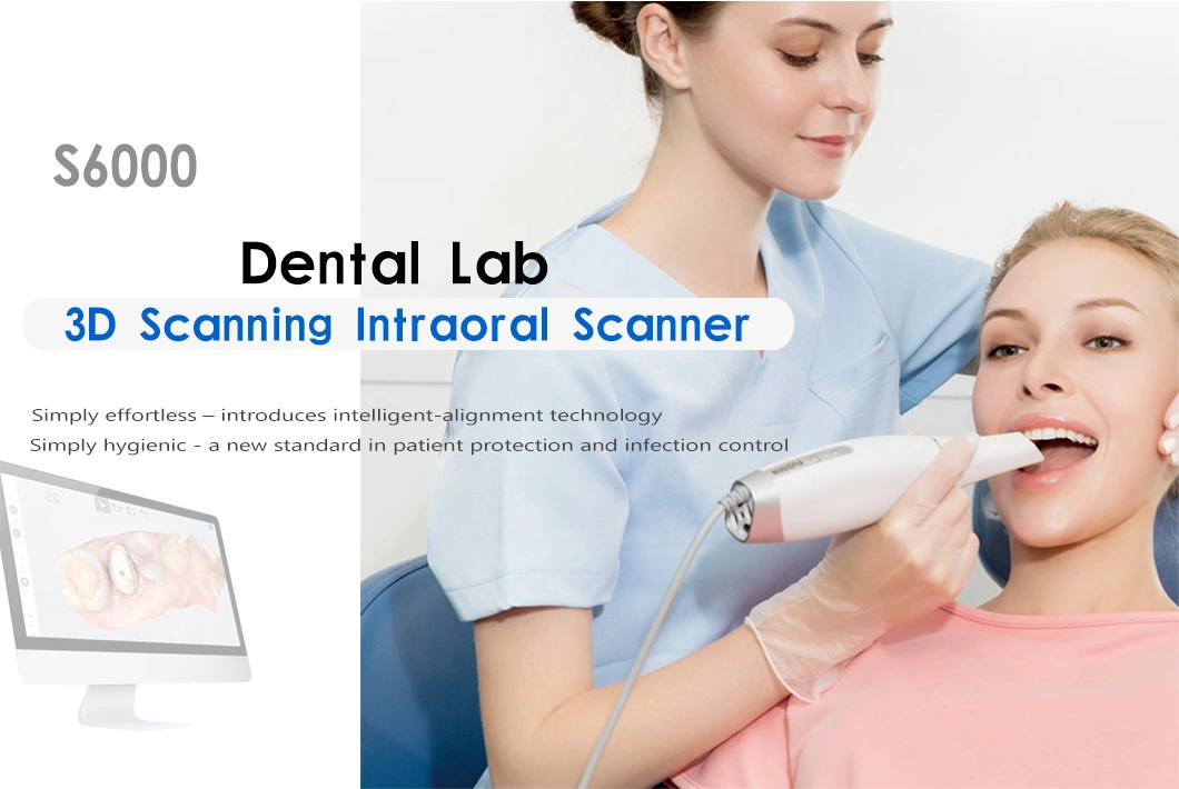 CAD Cam Dental Equipment Intraoraler Scanner Tragbare und leichte Dental 3D Intraoraler Kamerascanner für Dentallabore