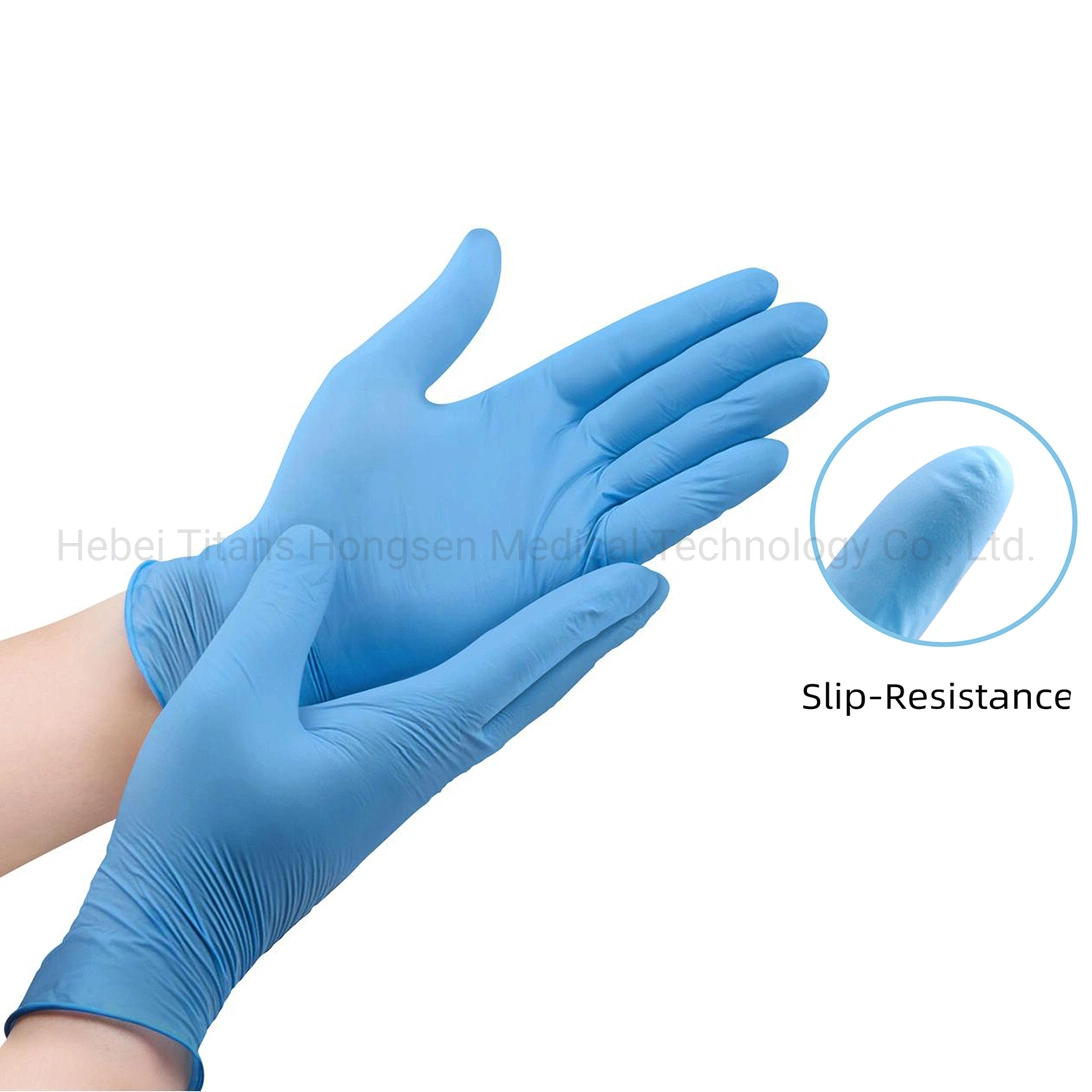 General Medical Supplies Disposable Powder Free Synthetic Nitrile Gloves Medical Non-Medical Examination Nitrile Gloves