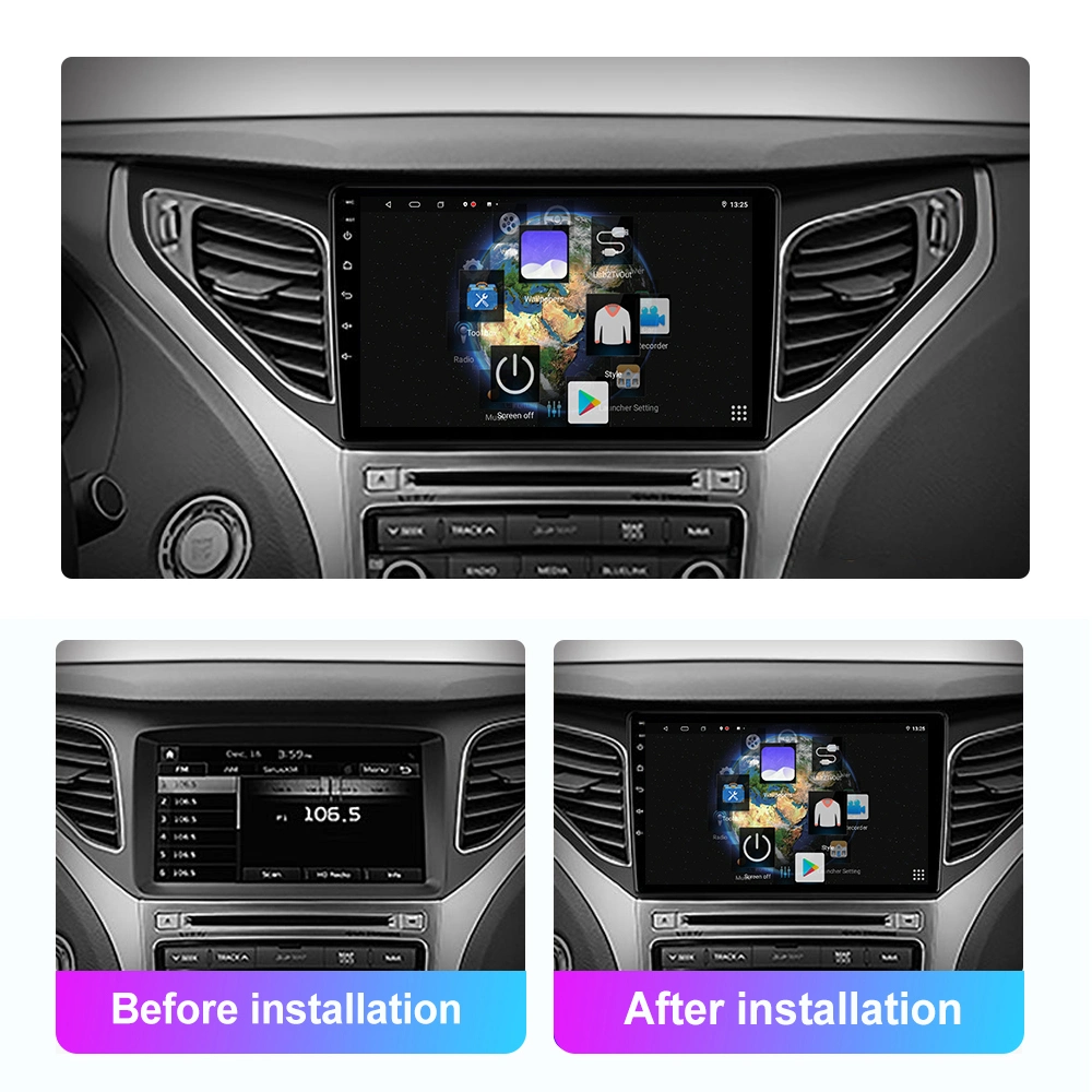 Jmance Car DVD Play Android 11 2 DIN Car Radio Universal 9 Inch Screen Multimedia Carplay Radio for Hyundai Azera 2014-2015