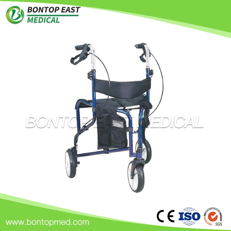 Health Care Physiotherapy Product Medical Three Wheels Walking Aids for Disabled Mobility