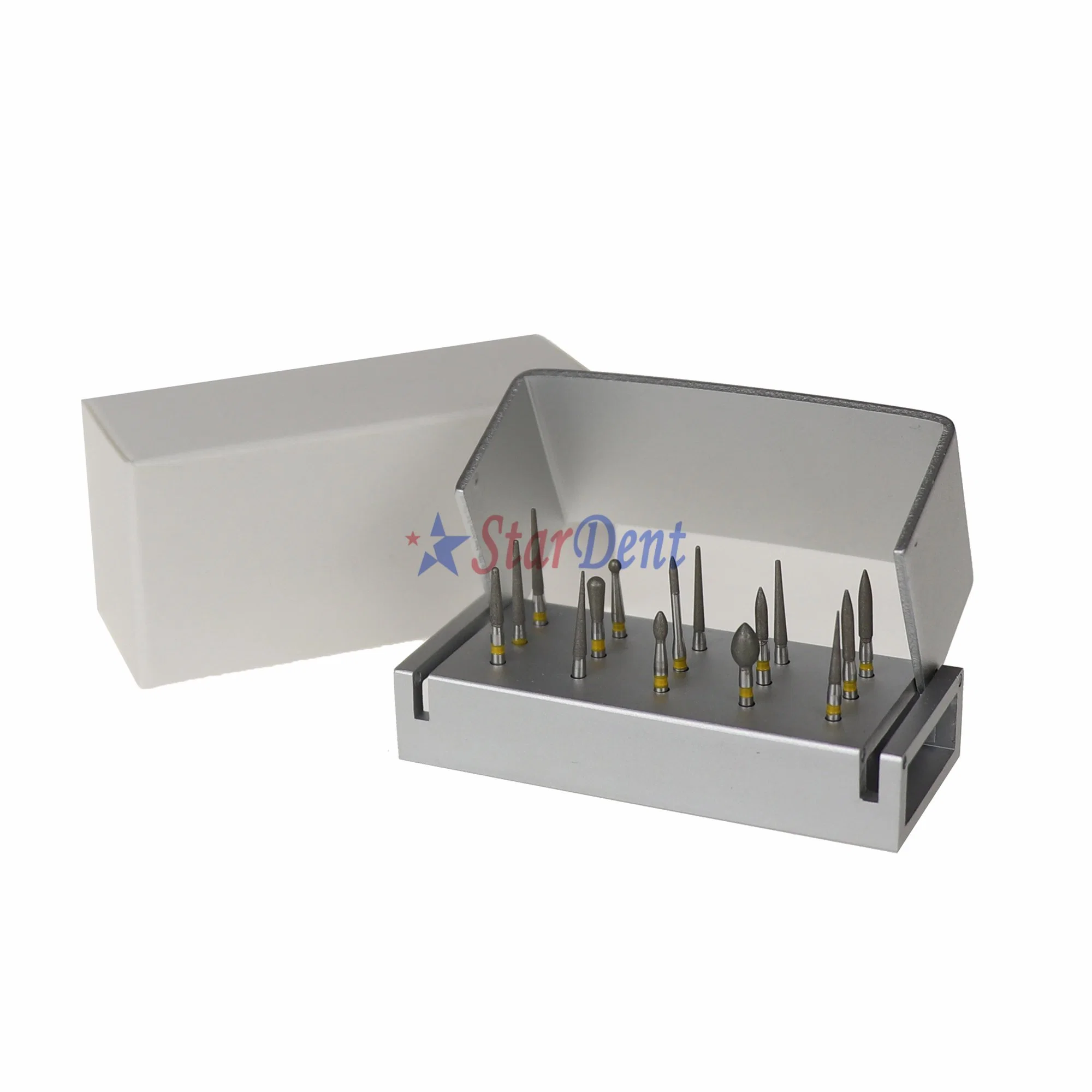 Caja de desinfección dental con kit de burlas de diamante Caja de burlas de esterilización