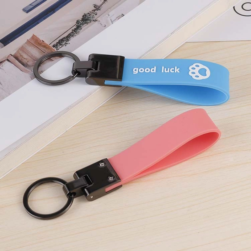 Customized Exhibition Event Business Advertising Gifts, PVC Key Ring