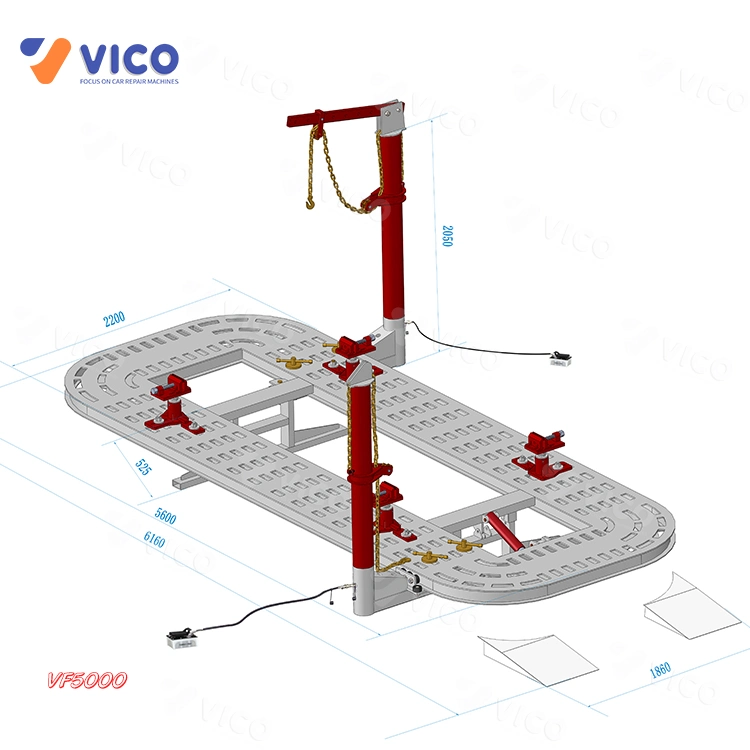 Vico Máquina de estrutura de carroçaria de oficina de manutenção de equipamentos de oficina Automotive