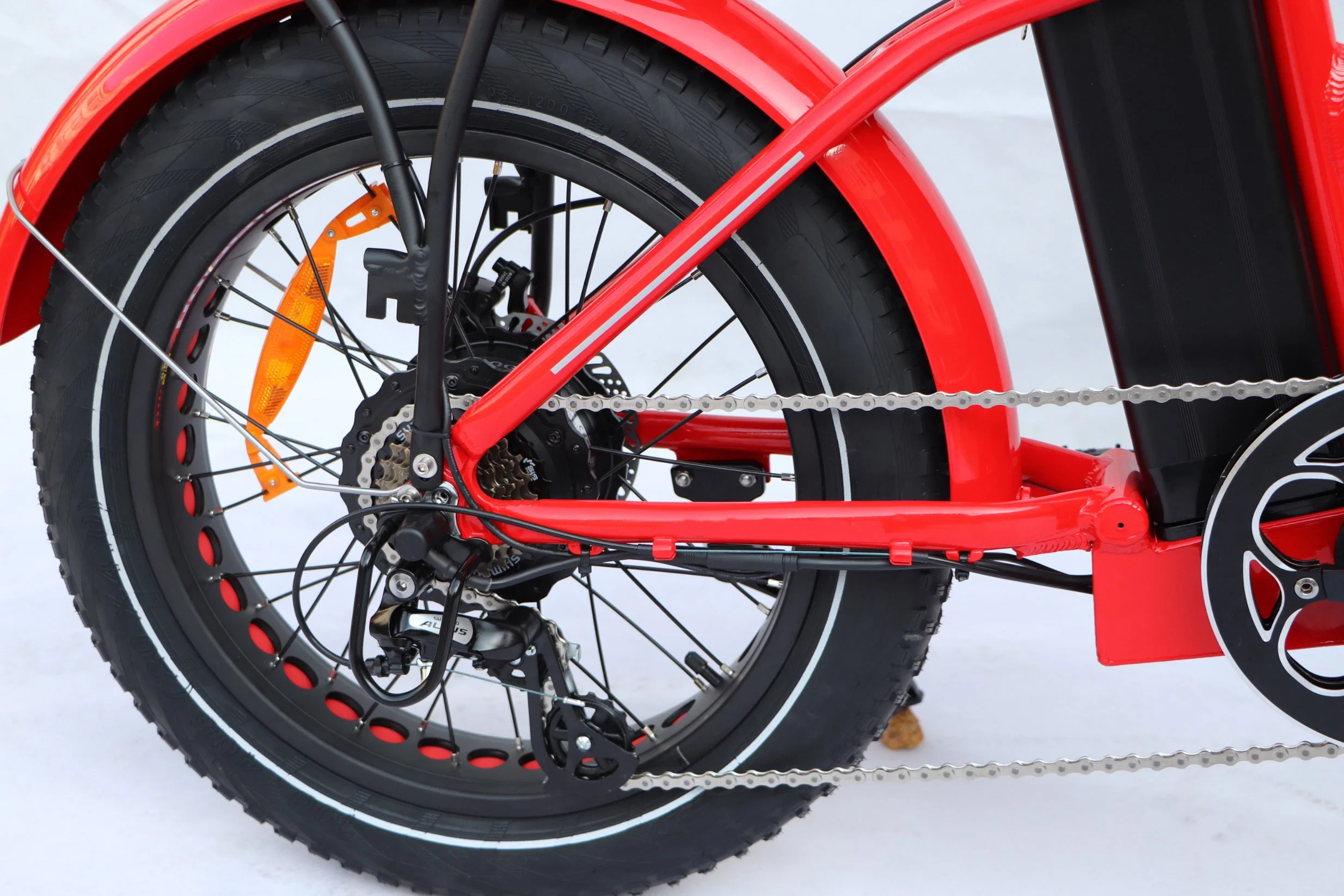 20 Inch Mini Folded Electric Bike City Fat Tire 500W 750W 7s Electric Bicycle