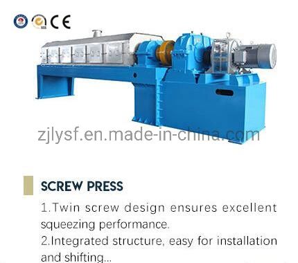 La prensa de tornillo de alta en proteínas de la máquina de procesamiento de harina de pescado / Planta de harina de pescado