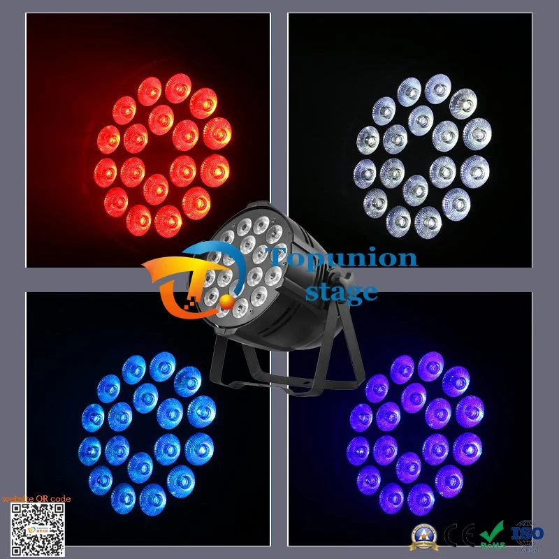 8W Slim LED PAR Light for Stage Wedding Bar Performance Show