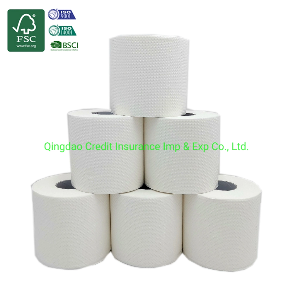 Easily Soluble Soft White Bamboo Toilet Paper Custom Logo Factory Custom Packaging