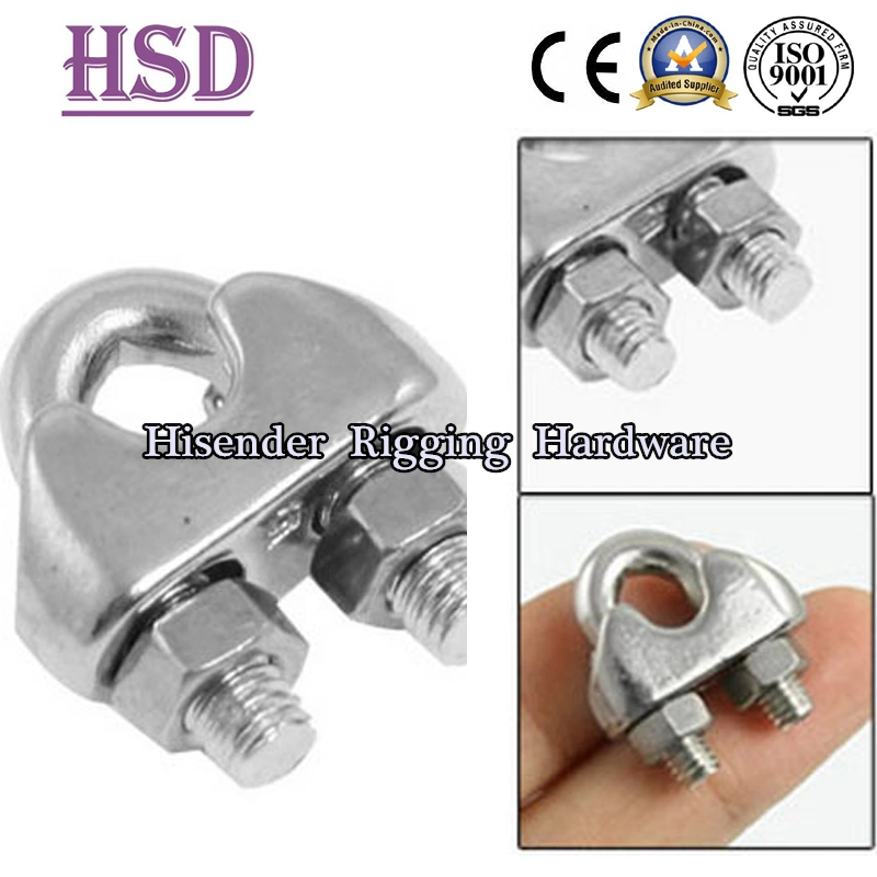 Rigging Hardware Zinc Plated Cast Iron DIN741 Cable Clamps