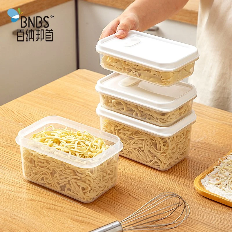 Contenedor de alimentos Noodles almacenamiento Caja de cocina Organizador Hogar Accesorios