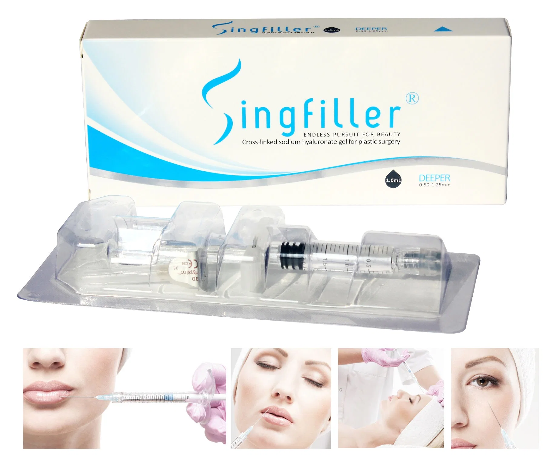 Singfiller Hayluronic Acid Injectable Dermal Filler for Lip Enhancement