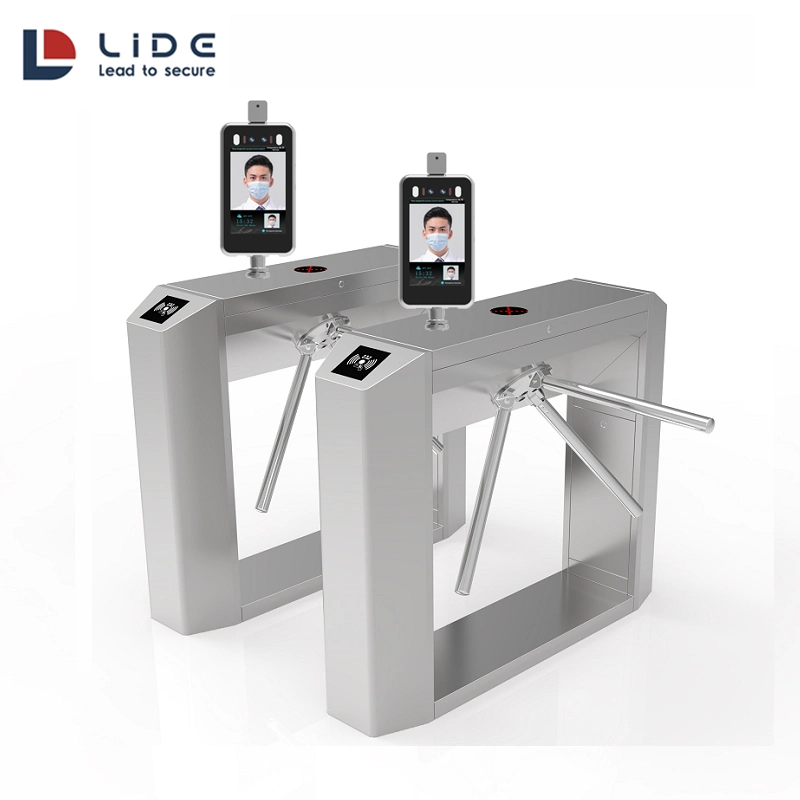 Biometric Face Recognition Half Height Tripod Turnstile for Access Control