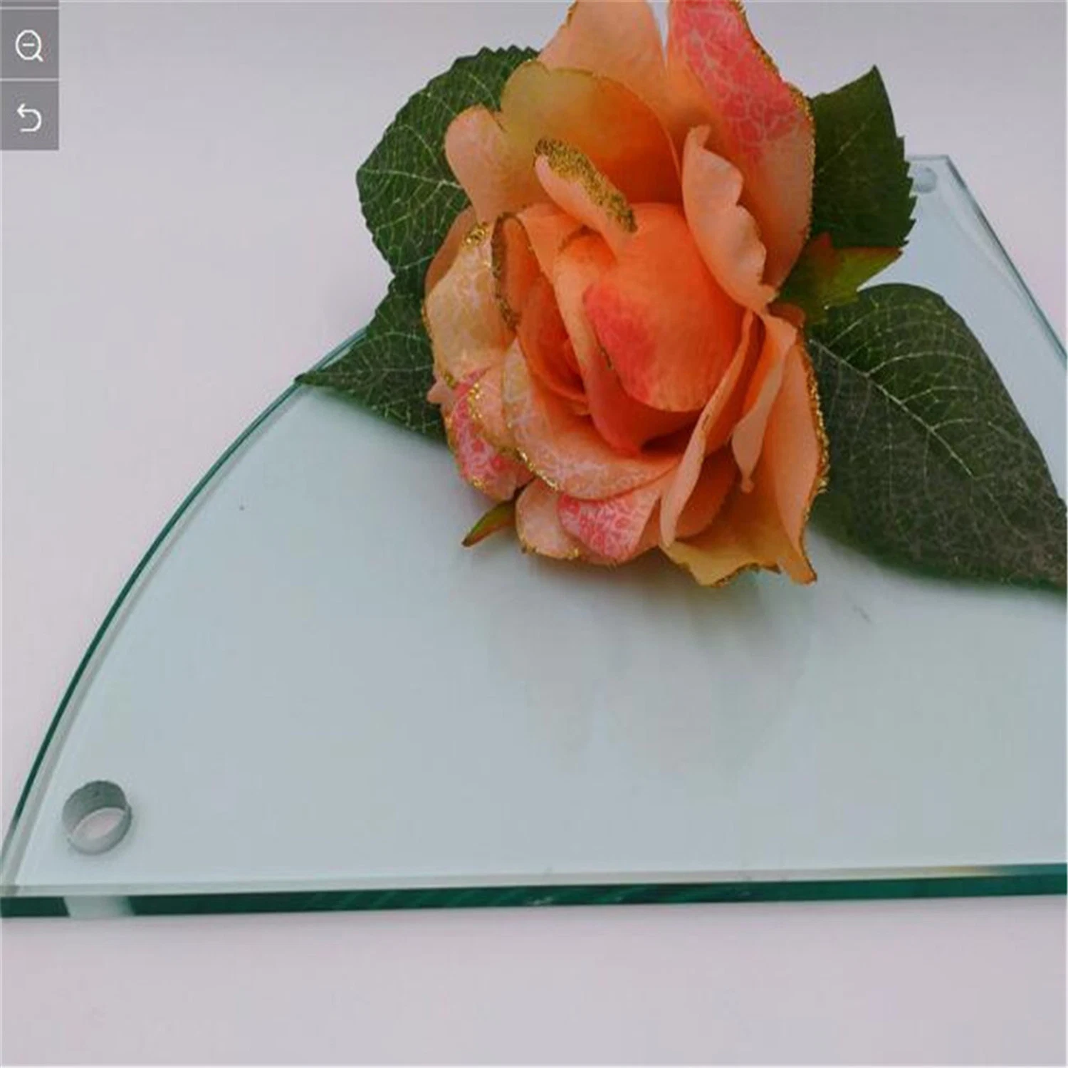 10mm Flat Polished Edge Display Shelf Glass/Glass Shelf