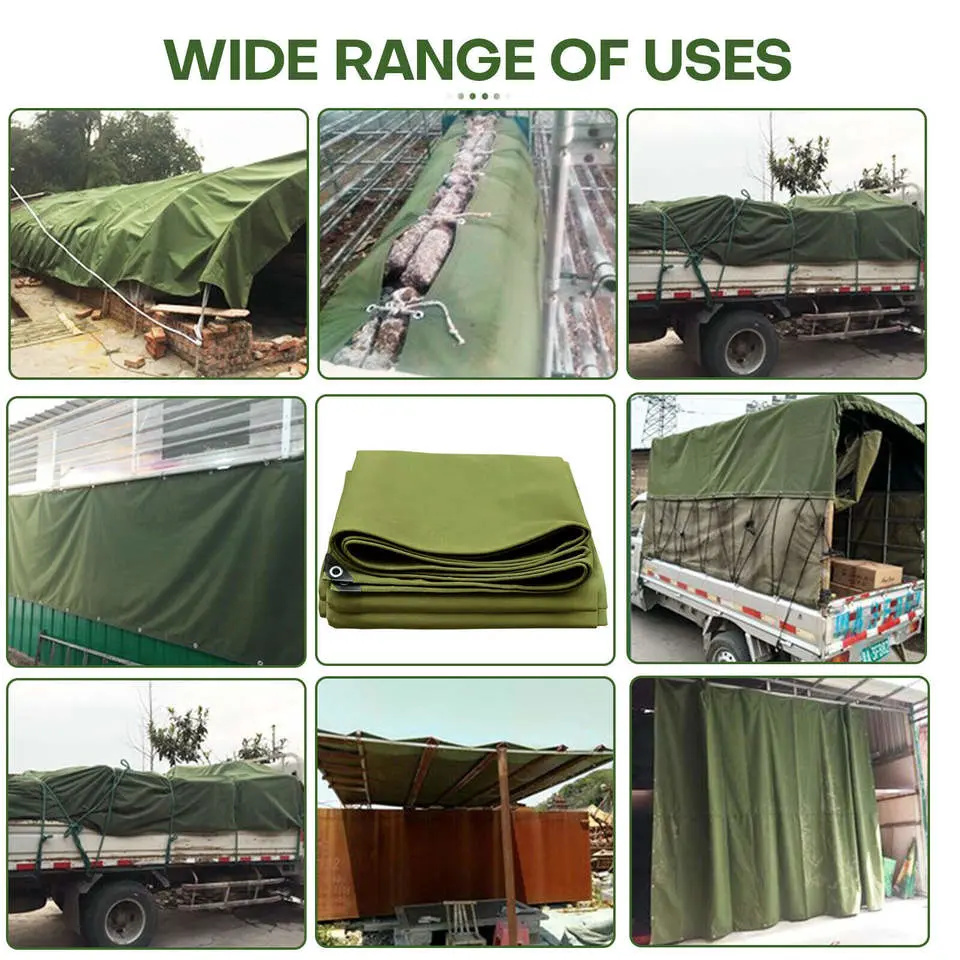 Dandelion Water Resistant Canvas Tarpaulin Cover Truck Tarp