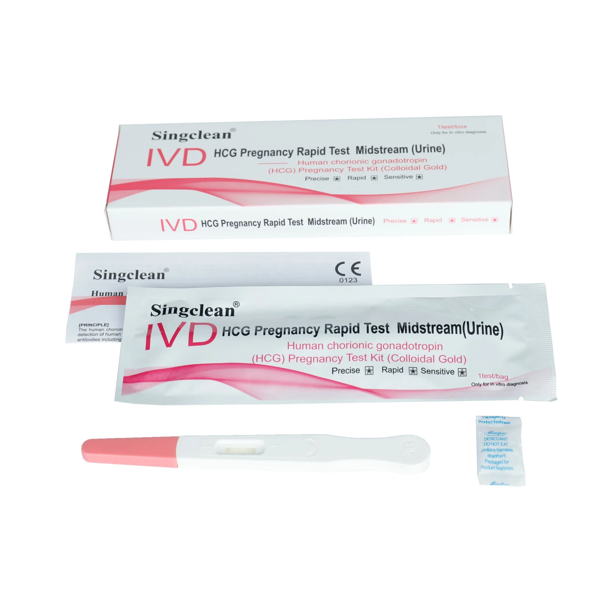 Factory Price Wholesale/Supplier One Step HCG Midstream Pregnancy Test Midstream/Pen