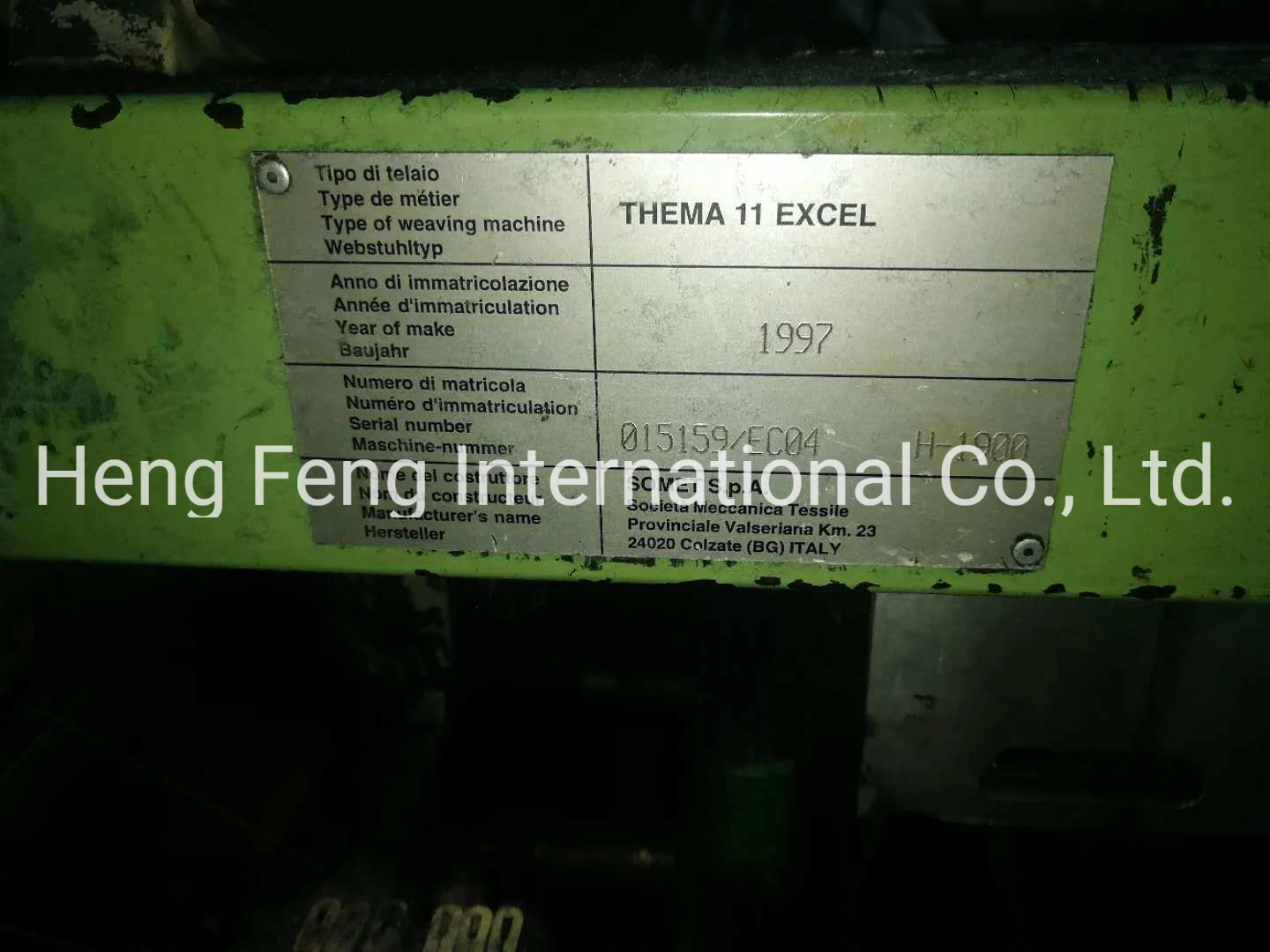 Weaving Italy Rapier Textile Machinery Somet Thema 11 Excel 190cm Year 1997 Cloth Woven Denim Weaving Loom