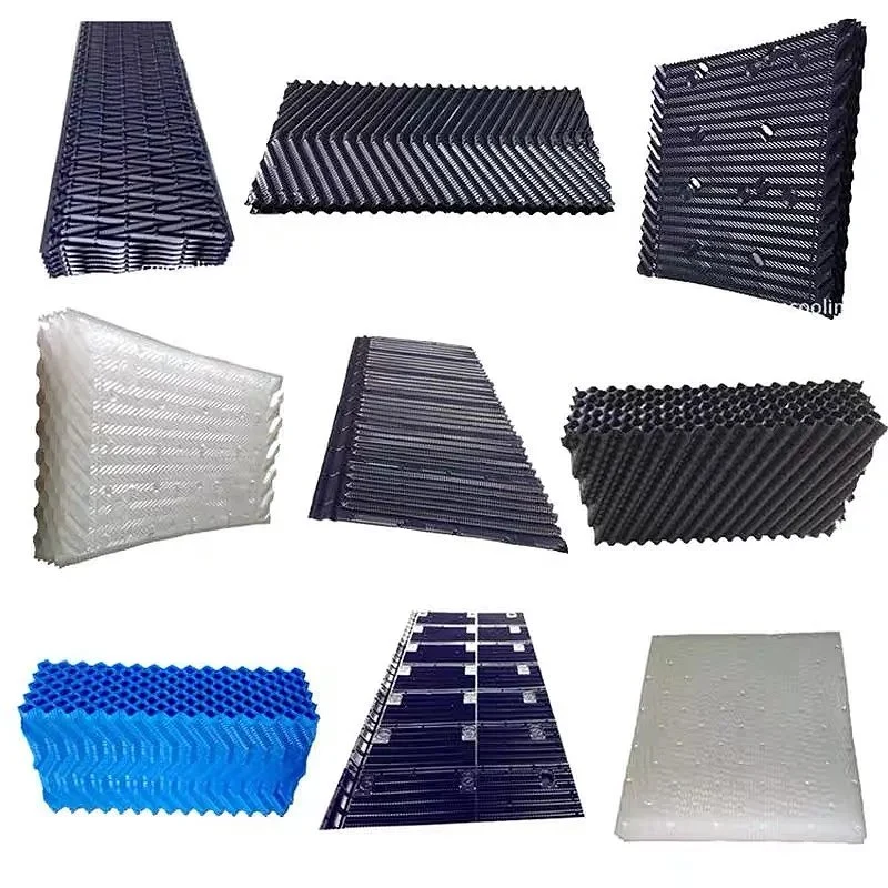 Pack de enchimento industrial PVC material de enchimento Torre de arrefecimento