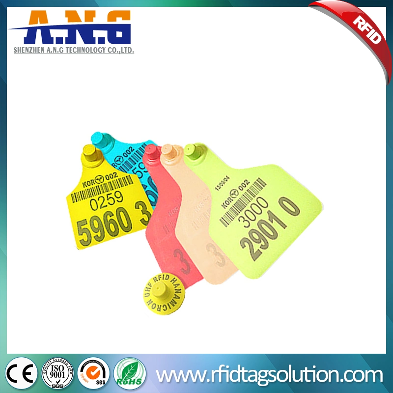 Waterproof Coding Printing Animal UHF RFID Tags with Higgs3 Chip