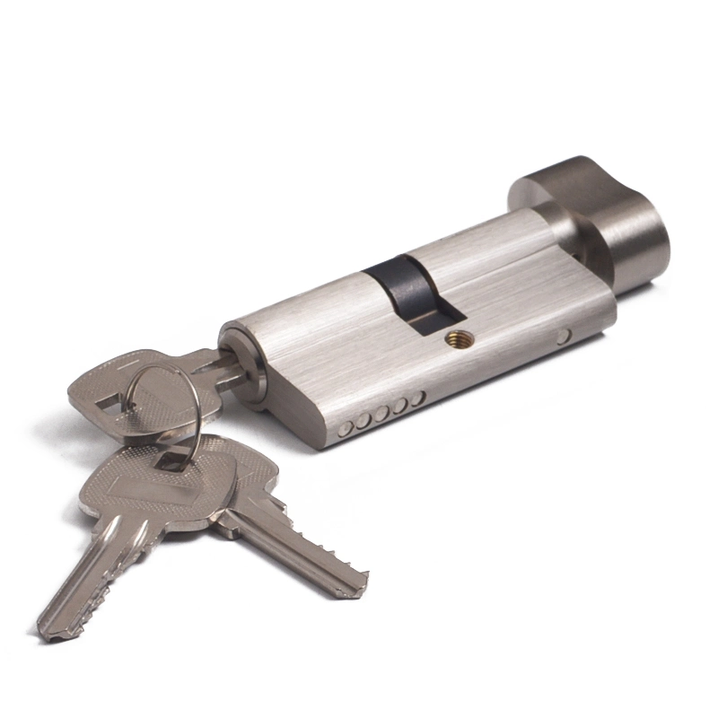 Basic Customization High-Quality Brass Euro Security Keys and Cylinder Lock with Knob for All Door Types